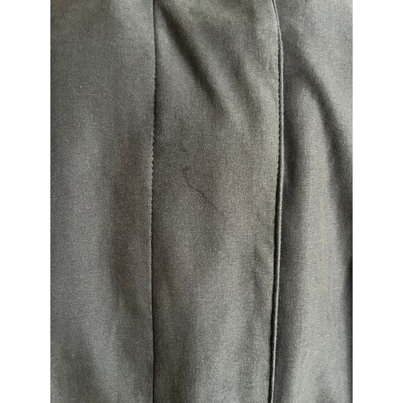 Vintage 90s Brown Heavy Lined Hooded Button Front Trench Coat Size Medium - Picture 9 of 9